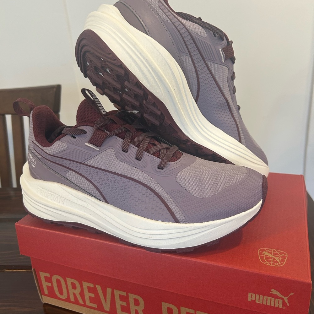 Puma Women’s Flair Pro Trail PTX Plum Athletic Sneakers